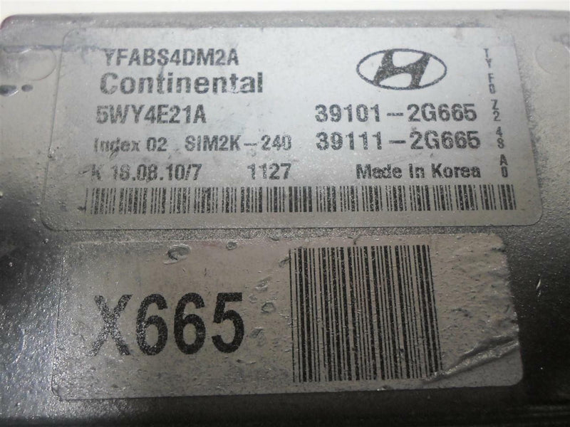 OEM Engine Computer Hyundai Sonata 2011 39111-2G665 PCM ECM ECU