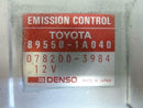 Emission Control Module Toyota Corolla 1988 1989 89550-1A040
