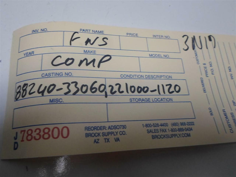 Cruise Control Module Toyota Camry 1994 1995 88240-33060 221000-1120