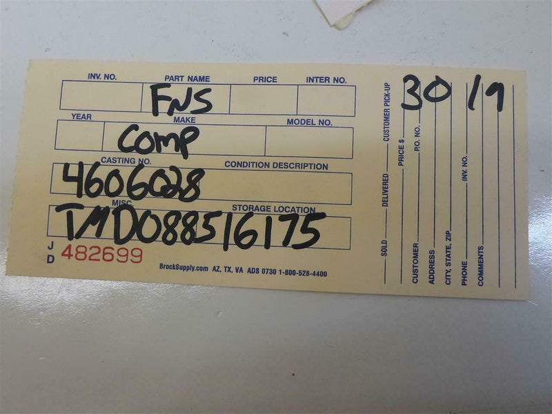 Airbag Control Module Chrysler Cirrus 1995 1996 4606028