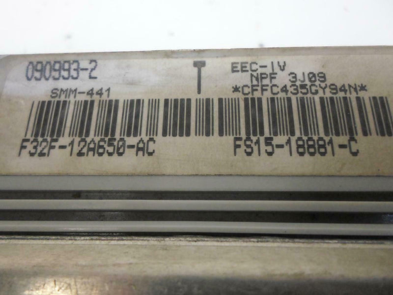 OEM Engine Computer Ford Probe 1995 F32F-12A650-Ac T ECM PCM ECU