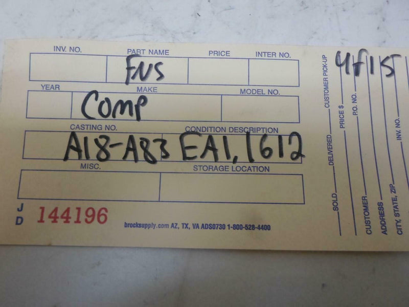 OEM Engine Computer Nissan Maxima 1992 A18-A83 Ea1 ECM PCM ECU