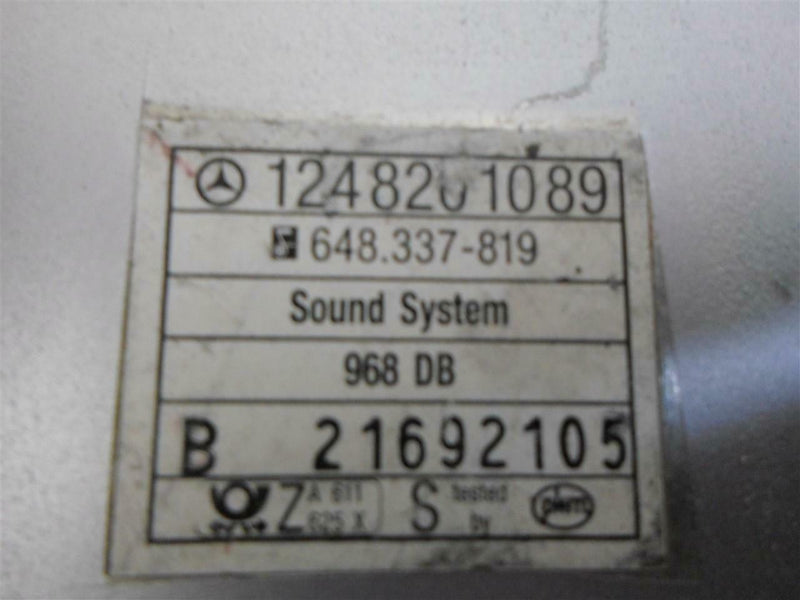 OEM Amp Amplifier Mercedes Benz 300E 1991 1992 1993 1248201089