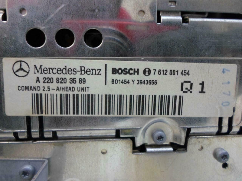 OEM Radio Navigation Mercedes Benz Cl-Class Cl500 2000 2001 A2208203589