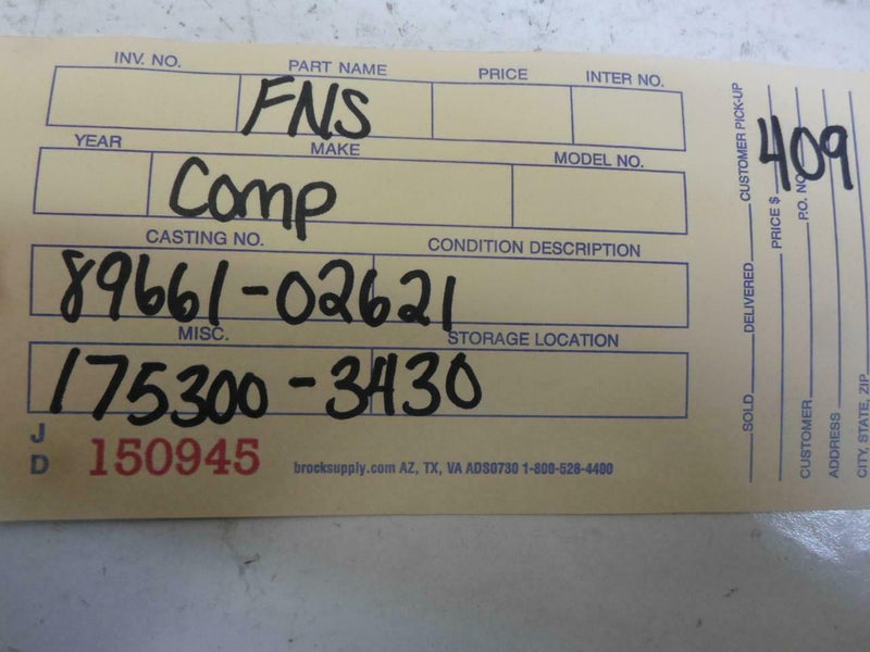 OEM Engine Computer Programmed Plug & Play Toyota Corolla 1999 2000 89661-02621 AT