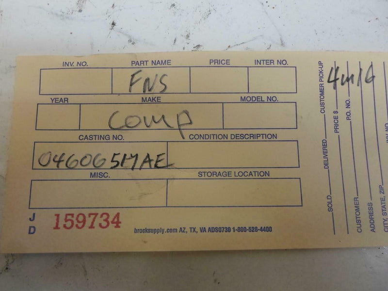 Transmission Control Module TCM TCU Chrysler 300M 2000 04606517Ae