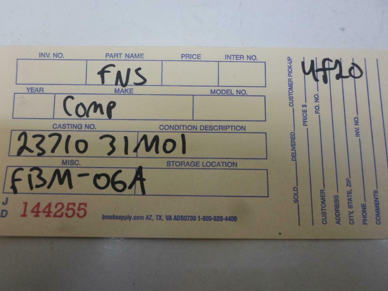 OEM Engine Computer Nissan Pulsar 1985 1986 23710 31M01 Mt ECM ECU PCM