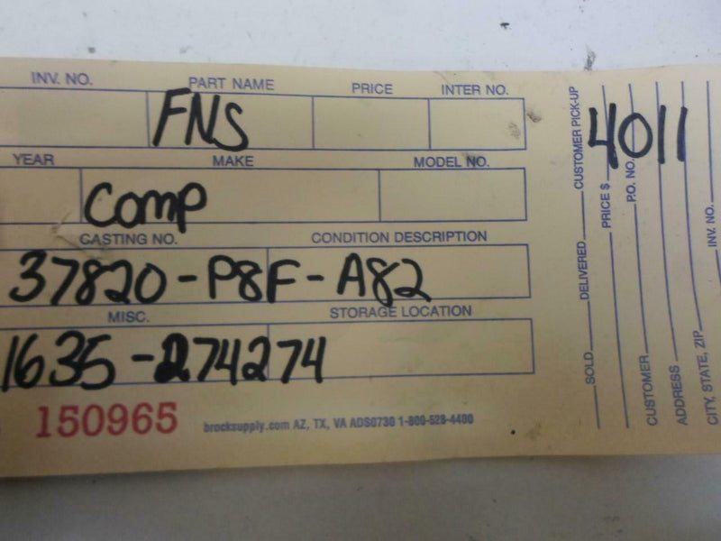 OEM Engine Computer Honda Odyssey 2002 2003 2004 37820-P8F-A82 ECM PCM ECU