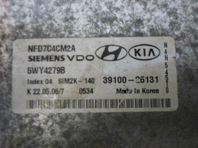 OEM Engine Computer Hyundai Sonata 2006 2007 2008 39100-25131 2.4L AT PCM ECU