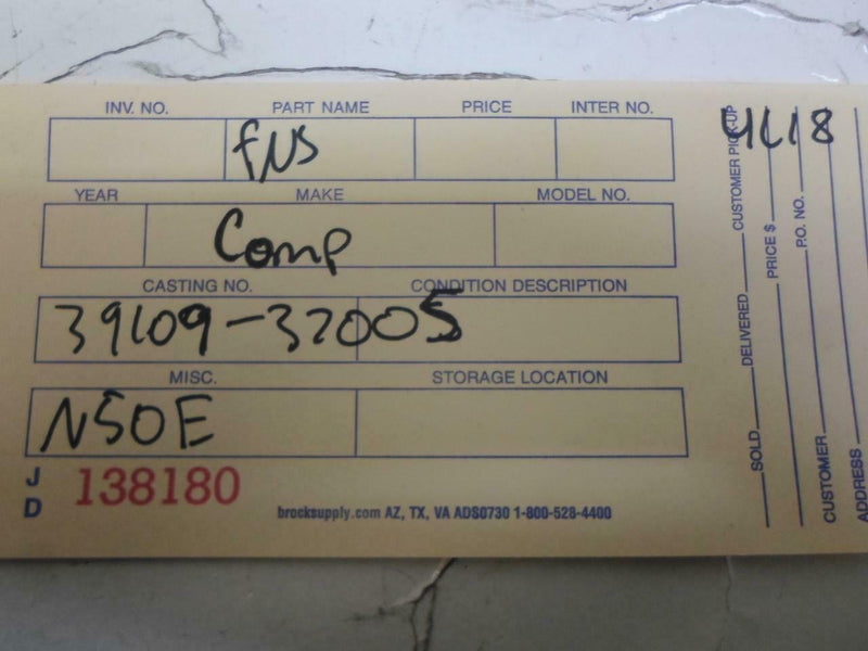 OEM Engine Computer Hyundai Sonata 2001 39109-37005 2.5L PCM ECM ECU