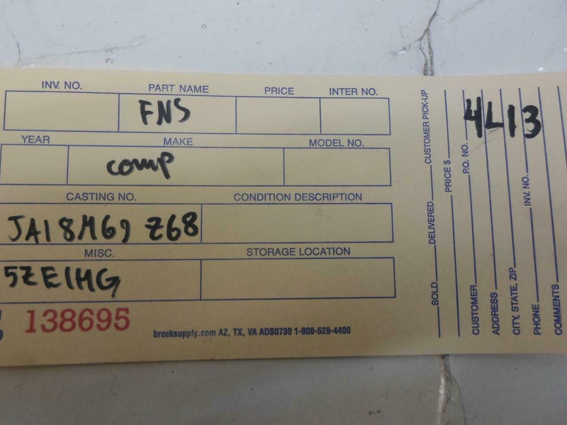 OEM Engine Computer Nissan Altima 1999 Ja18M69 Z68 ECM PCM ECU