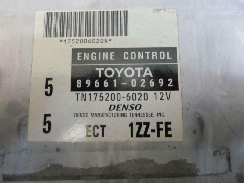 OEM Engine Computer Programmed Plug & Play Toyota Corolla 2000 89661-02692 AT ECM