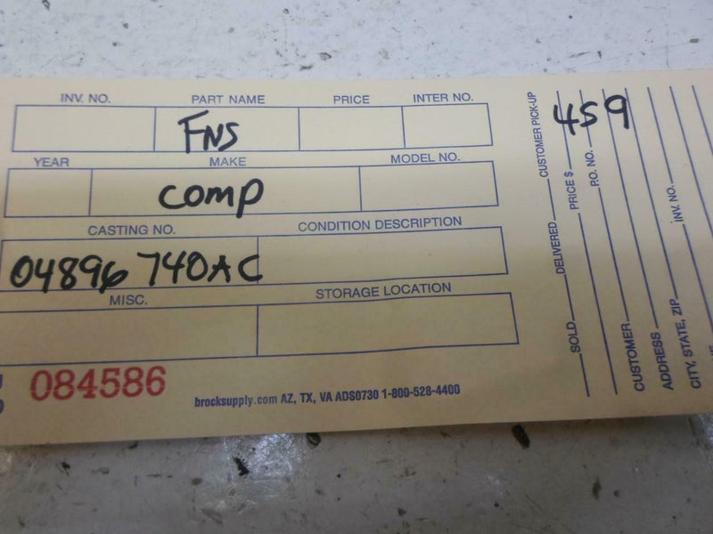 Transmission Control Module TCM TCU Chrysler Sebring 2000 04896740Ac