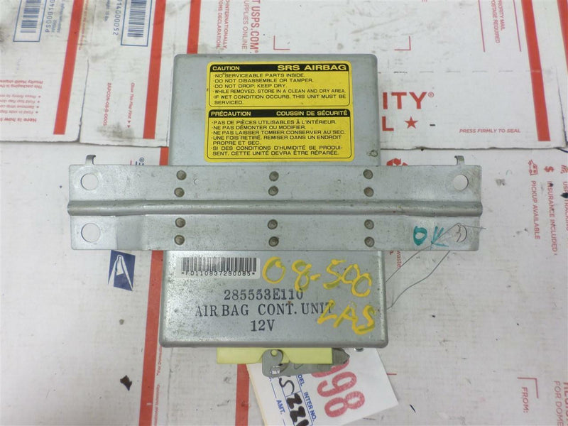 Airbag Control Module Nissan Altima 1994 285553E110