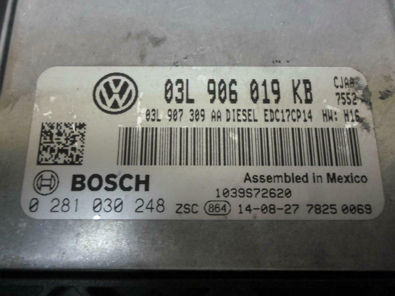 OEM Engine Computer Volkswagen Beetle 2013 2014 03L906019Kb ECM ECU PCM