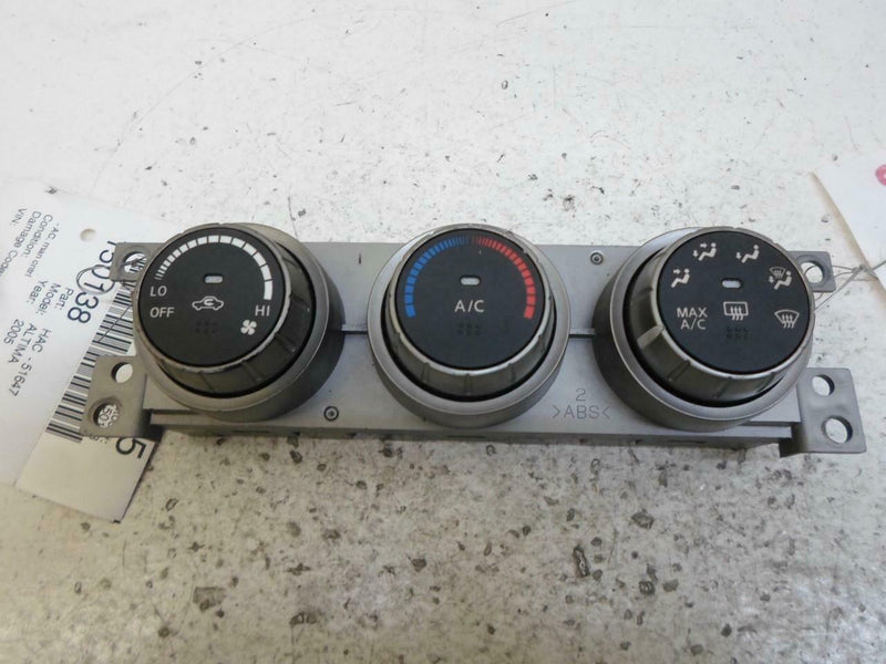 OEM Climate Control Nissan Altima 2005 2006 27500 Zb010