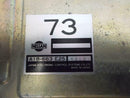 OEM Engine Computer Nissan Maxima 1987 A18-663 E25 AT ECM ECU PCM