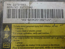 Airbag Control Module Saturn Ion 2005 22717142