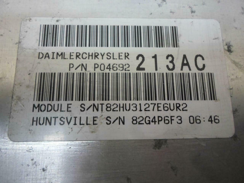 Body Control Module Dodge Dakota 2005 04692213Ac BCM BCU