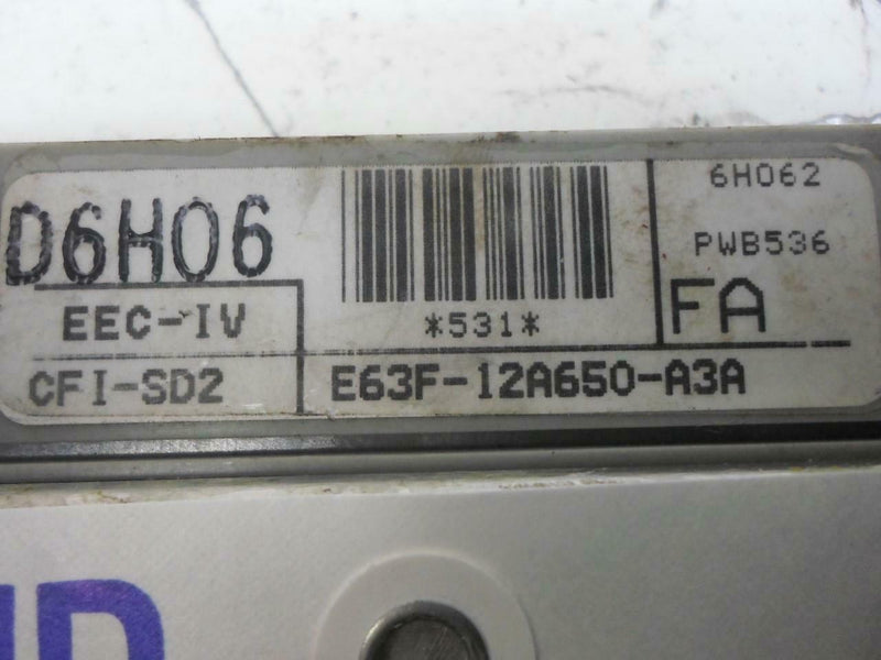 OEM Engine Computer Ford Mustang 1986 E63F-12A650-A3A Fa ECM PCM ECU