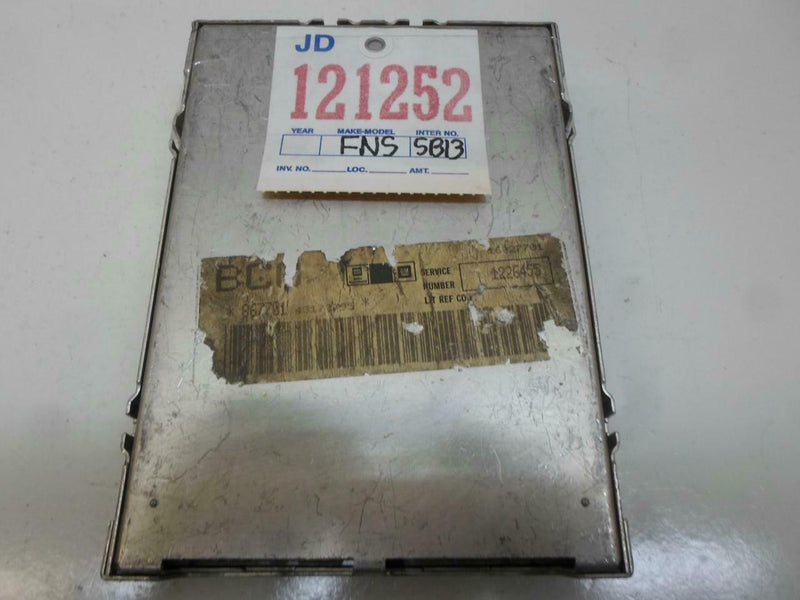 OEM Engine Computer Chevrolet Impala 1984 1226455 ECM PCM ECU