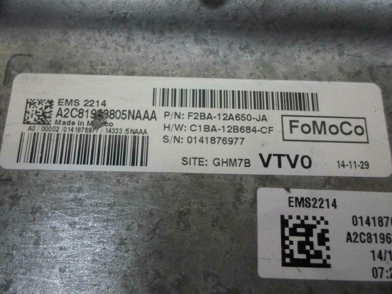 OEM Engine Computer Programmed Ford Fiesta 2014 2015 F2Ba-12A650-Ja Vtvo ECM PCM