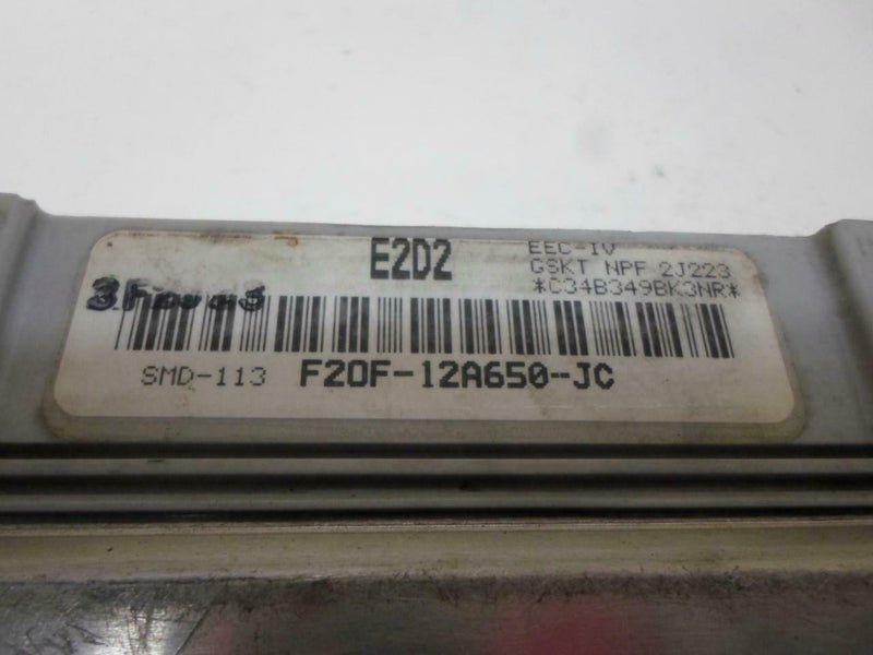 OEM Engine Computer Ford Taurus 1992 1993 F20F-12A650-Jc E2D2 3.8L ECM PCM ECU