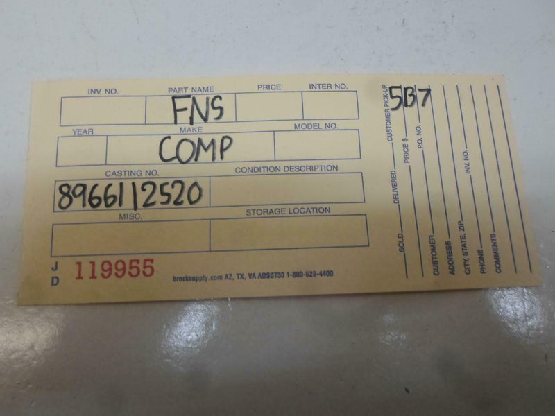 OEM Engine Computer Toyota Corolla 1990 89661-12520 AT ECM ECU PCM