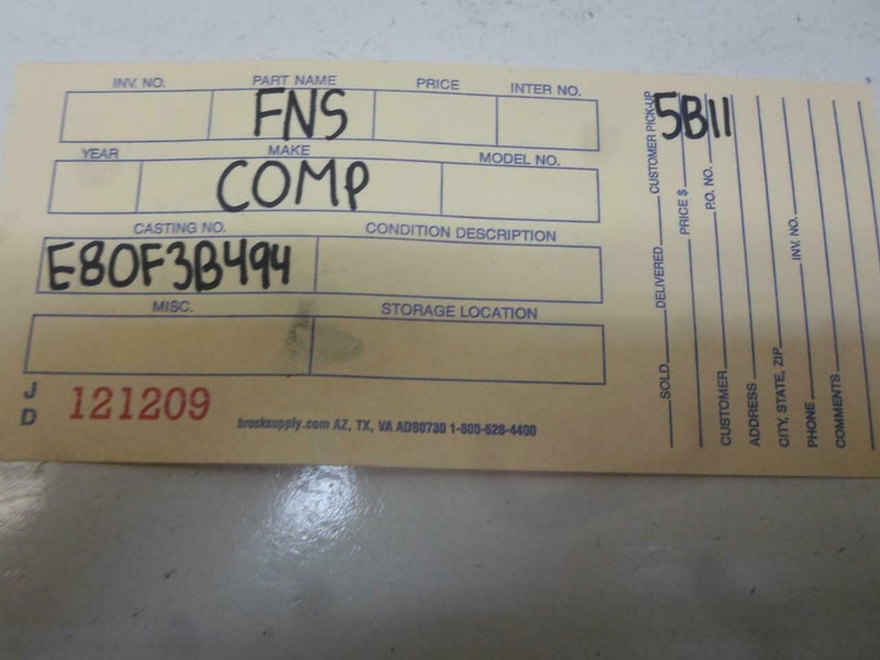 Air Ride Control Module Lincoln Continental 1988 1989 E80F-3B494-Bd Ram3