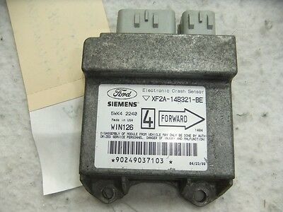 Airbag Control Module Ford Windstar 1999 2000 W/Side Airbags Xf2A-12A650-Be