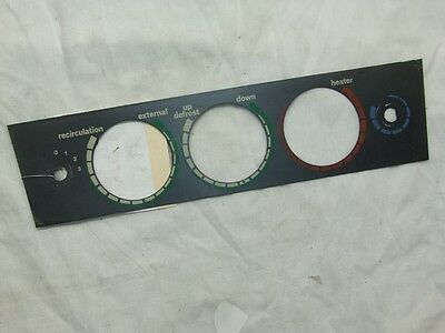 OEM Climate Control Display Face/Trim Maserati Quattroporte Three 3 Iii 1981